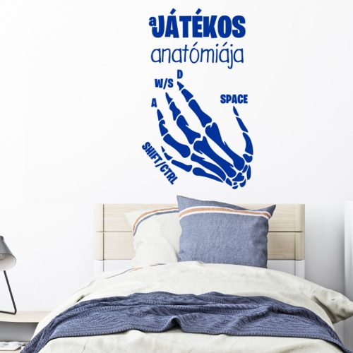 Játékos anatómiája falmatrica