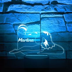 5. Ritmikus gimnasztika 3D hatású led lámpa