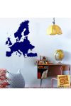 Európa térkép falmatrica