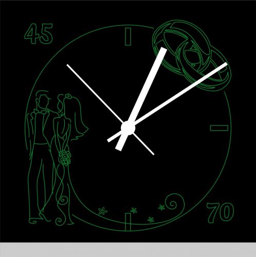 2. Házassági évfordulós Led óra