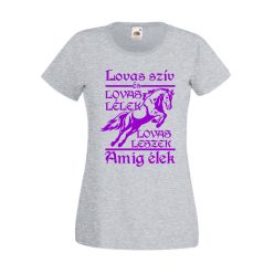 Lovas szív, lovas lélek női póló