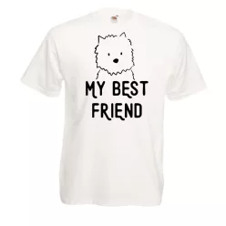 Férfi kutyás poló (My best friend)