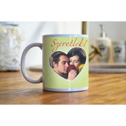 Drága feleségem bögre egyedi képpel