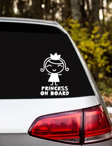 Kis Hercegnő az úton – Prémium "Princess on Board" Autómatrica