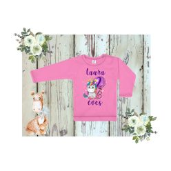 3. Unicornisos szülinapi hosszú ujjú póló 