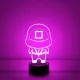 Squid Game LED éjjeli lámpa