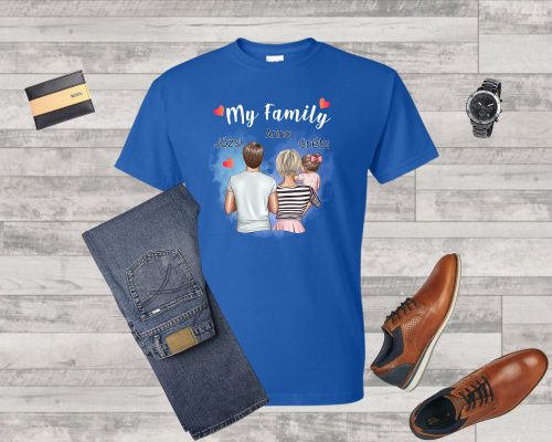 My Family családi férfi póló (Kislány)