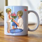 Szeretlek Édesanyám egyedi bögre (1. Változat)