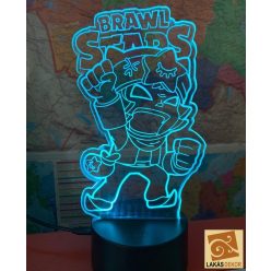 Brawl Stars 7 színű 3D LED lámpa