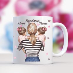 Nekünk nem csak a Keresztanyukánk vagy.. egyedi bögre