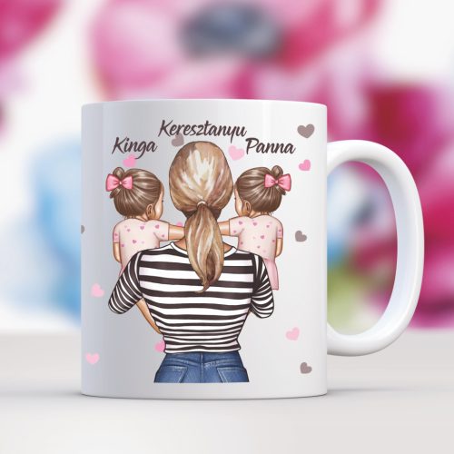 Nekünk nem csak a Keresztanyukánk vagy.. egyedi bögre