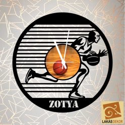 Kosárlabda sziluett óra - 1. verzió