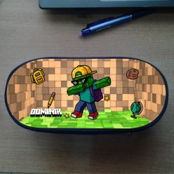 Menő gamer tolltartó névvel