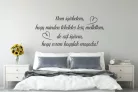 Nem ígérhetem, hogy minden tökéletes lesz mellettem, de azt ígérem, hogy sosem hagylak magadra! falmatrica