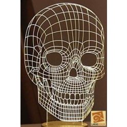 Koponya 3D Led lámpa