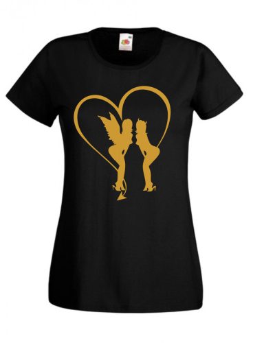 Angyal Ördög női póló 1