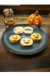 Halloween tök alakú linzer süti kinyomó forma