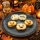 Halloween tök alakú linzer süti kinyomó forma