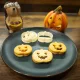Halloween tök alakú linzer süti kinyomó forma