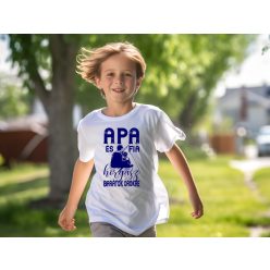Apa-Fia horgász barátok örökre gyerek póló