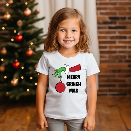 Merry Grinchmas lányka póló