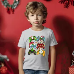 Gamer kedvelőknek Karácsonyi kiadás gyerek póló