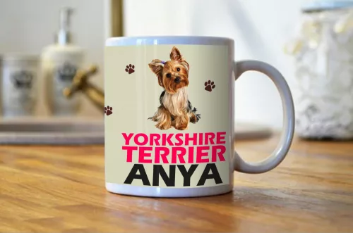 Yorkie Anya egyedi bögre