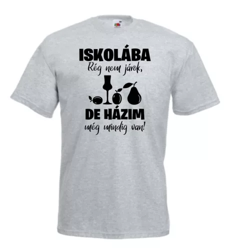 Iskolában, rég nem járok, de házim még mindig van férfi póló