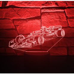 F 1 Red Bull team 3D hatású led lámpa