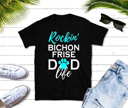 Rockin Bichon Friese férfi póló