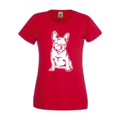 Francia bulldog női póló