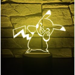 Pokémon 7 színű 3D LED lámpa