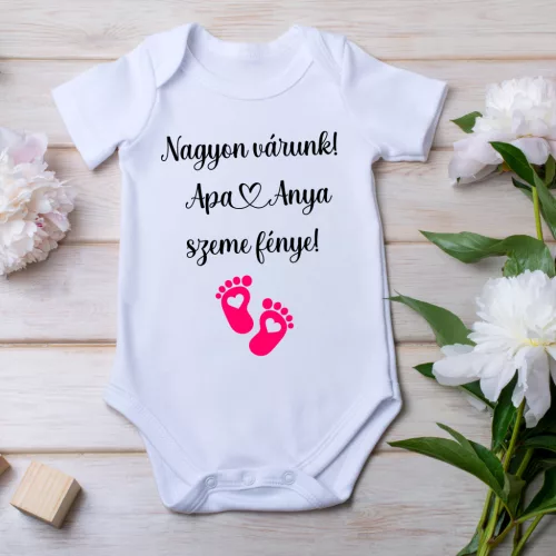 Nagyon várunk....baba body