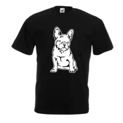 Francia Bulldog férfi Póló
