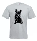 Francia Bulldog férfi Póló
