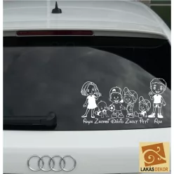 Anya, Babafiú, Nagyfiú, Fiú, Kisfiú, Apa autósmatrica