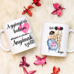  A gyönyörű babám ellopta a szívem.. egyedi bögre (2. Változat)