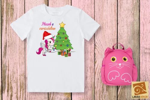Hiszek a varázslatban unicornis gyerek póló