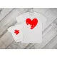 1. Anya-Gyerek puzzle szíves póló-body szett