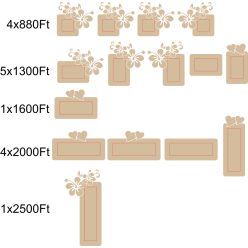 Egyedi kapcsolómatricák 15db