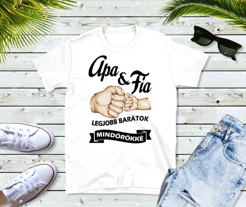 2. Apa fia férfi póló