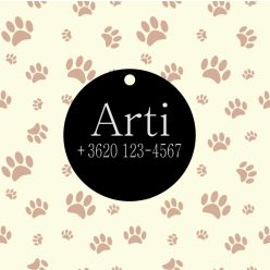   Kör alakú biléta nagy egyoldalas (1 oldal: név és telefonszám)