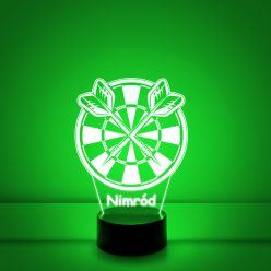 Darts 3D hatású led lámpa
