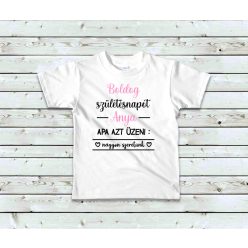 Boldog születésnapot Anya  baba póló