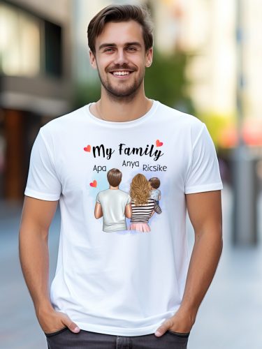 My Family családi férfi póló (Kisfiú)