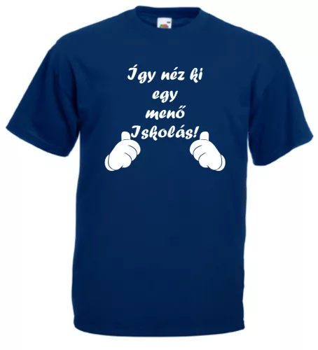 Így néz ki egy menő iskolás gyerek póló 