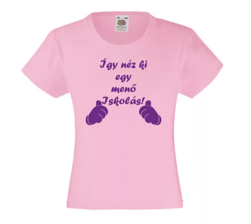 Így néz ki egy menő iskolás gyerek póló 