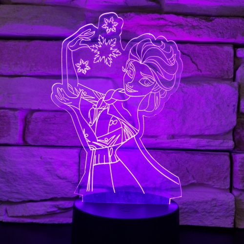 Jégvarázs éjjeli LED lámpa