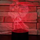 Jégvarázs éjjeli LED lámpa