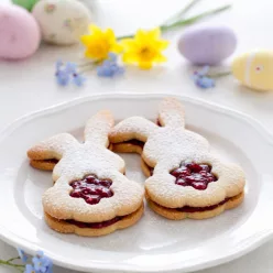 Húsvéti nyuszis linzer kinyomó